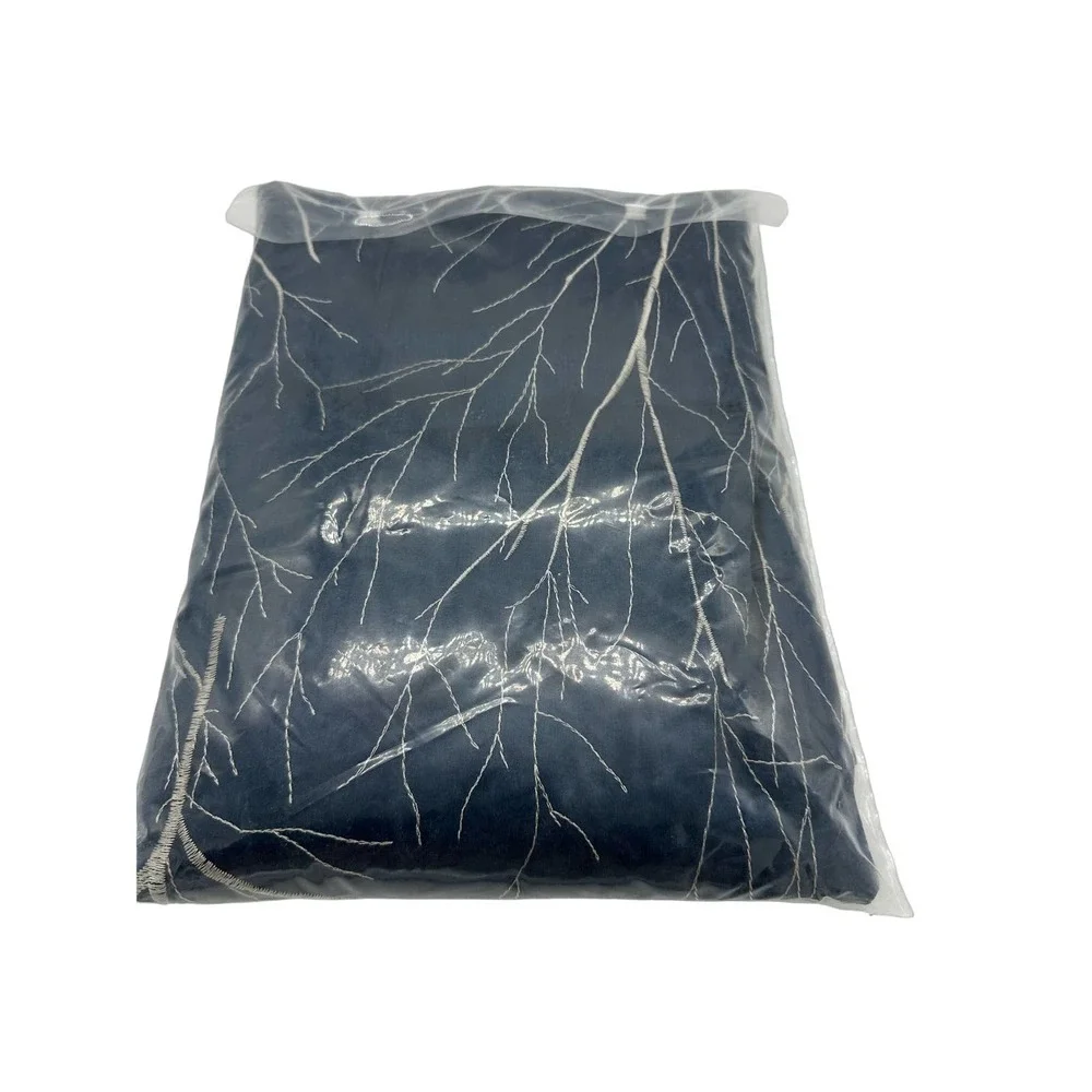 Madison Park Eliza Curtain Panel - 50 x 95 - Navy